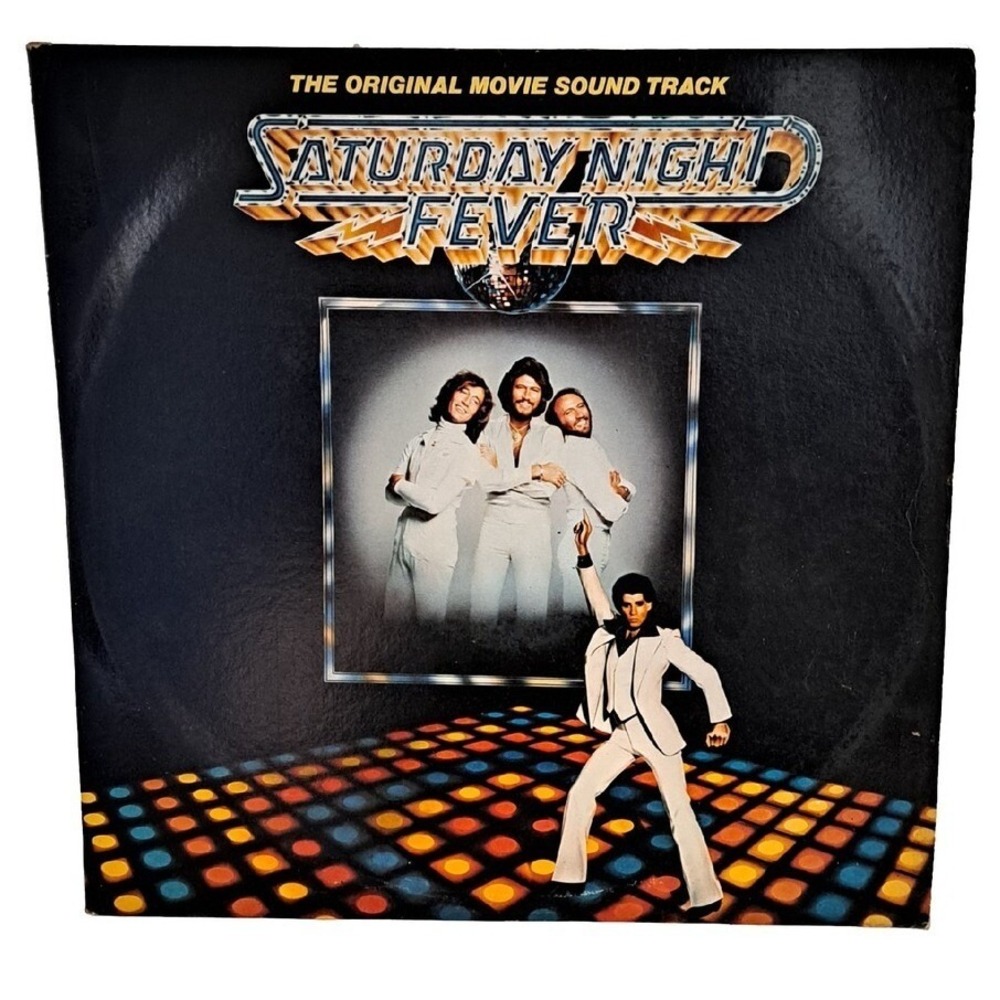 RSO Saturday Night Fever Soundtrack Vinyl LP 1977 RS-2-4001 Bee Gees Disco Movie